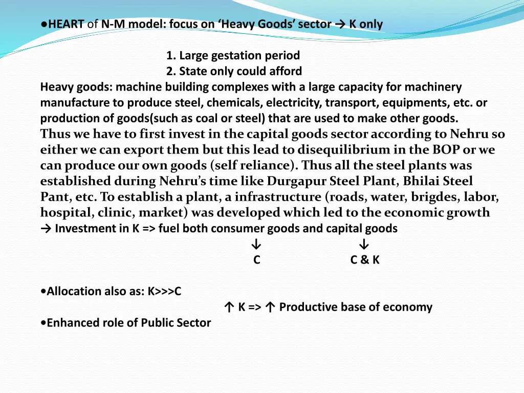 heart of n m model focus on heavy goods sector