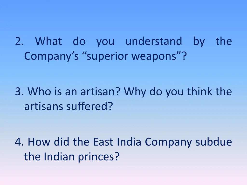 2 what do you understand by the company