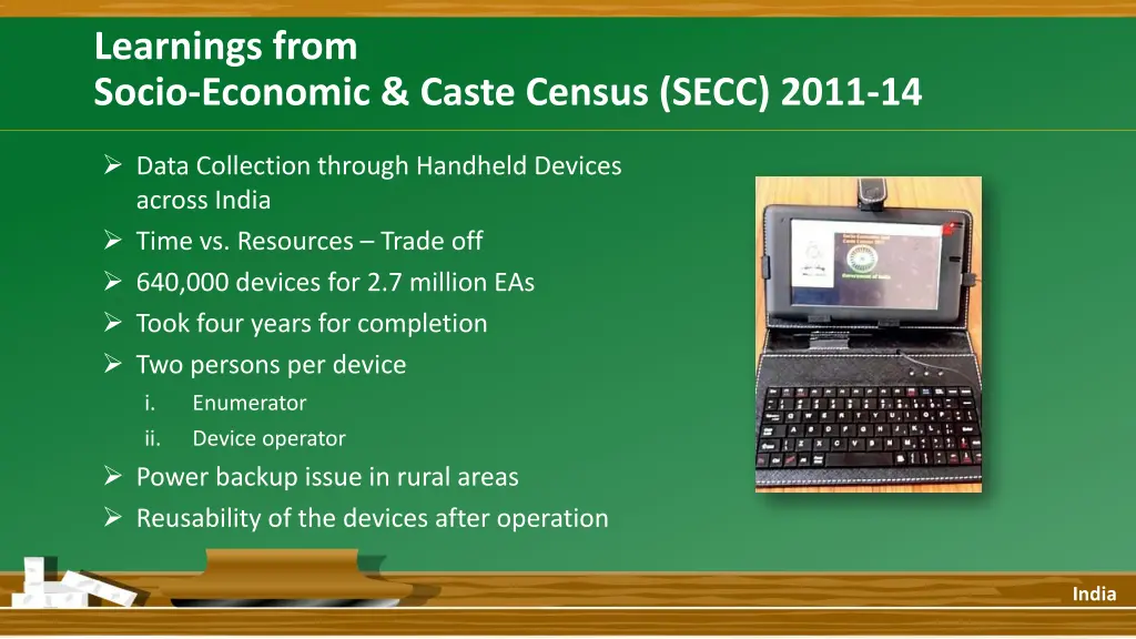 learnings from socio economic caste census secc