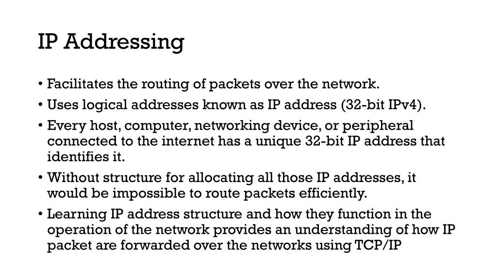 ip addressing