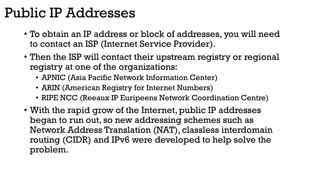 public ip addresses 1