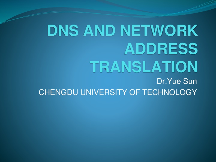 dns and network address translation