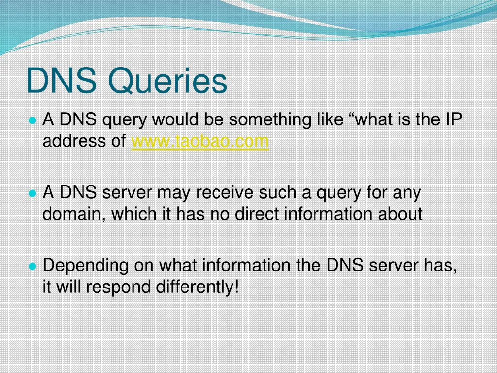 dns queries