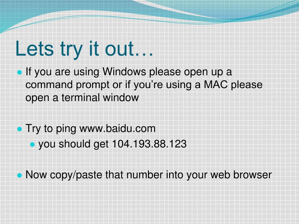 lets try it out if you are using windows please