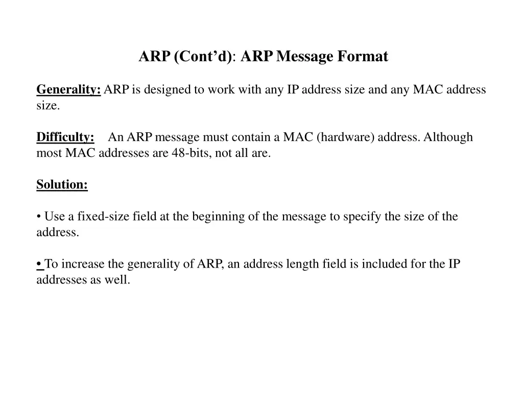 arp cont d arp message format