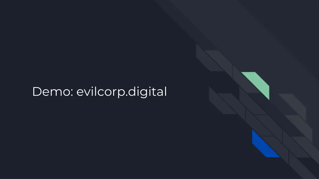 demo evilcorp digital