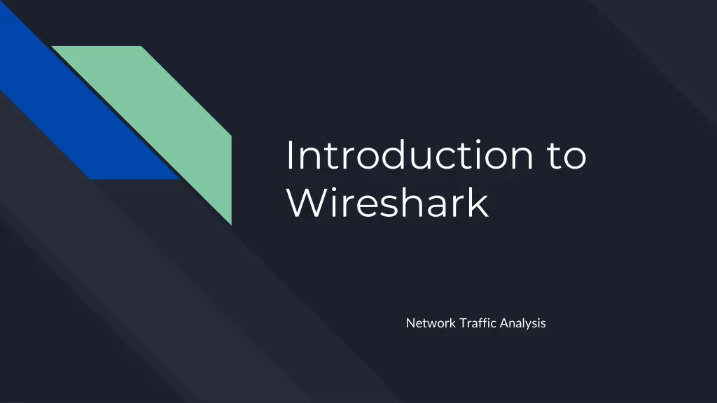 introduction to wireshark