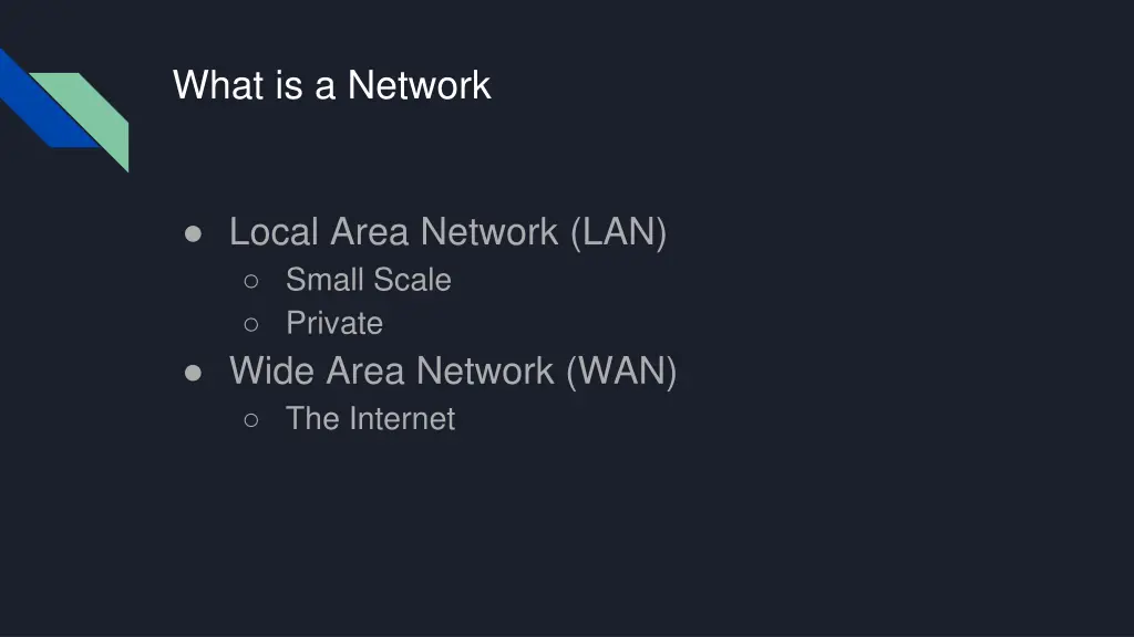 what is a network