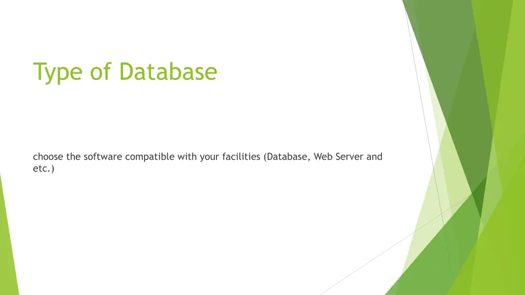 type of database