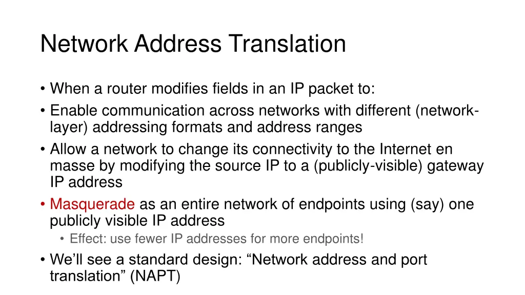 network address translation