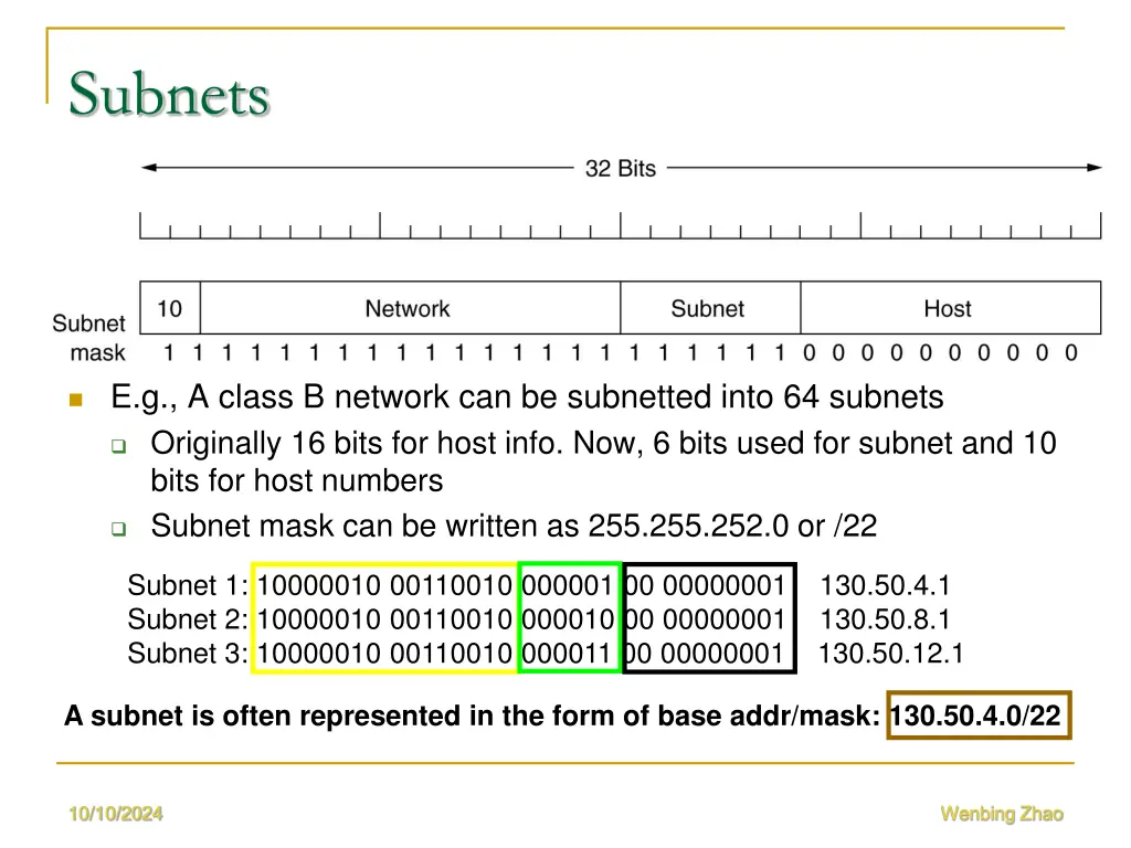 subnets 1