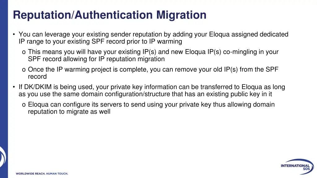 reputation authentication migration