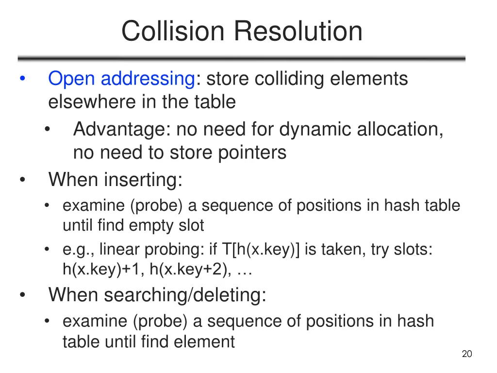 collision resolution 1