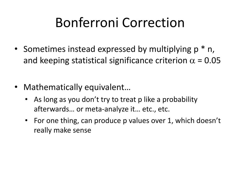 bonferroni correction 6