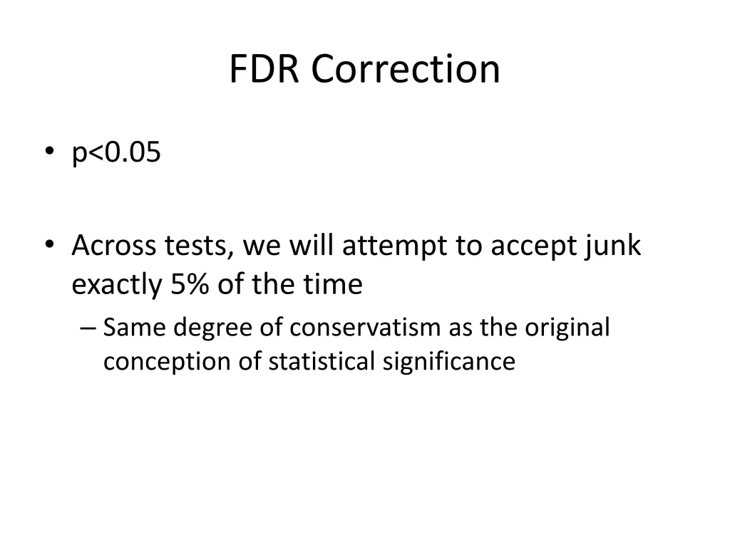 fdr correction 2