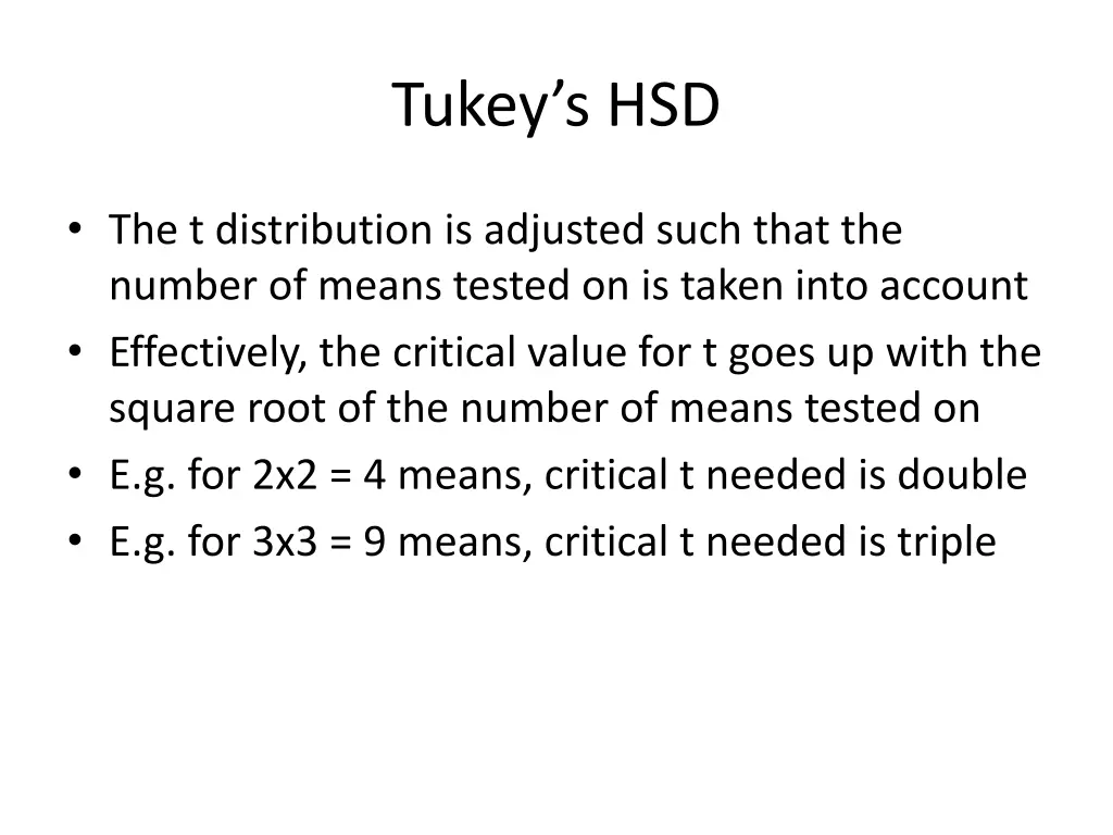 tukey s hsd 1