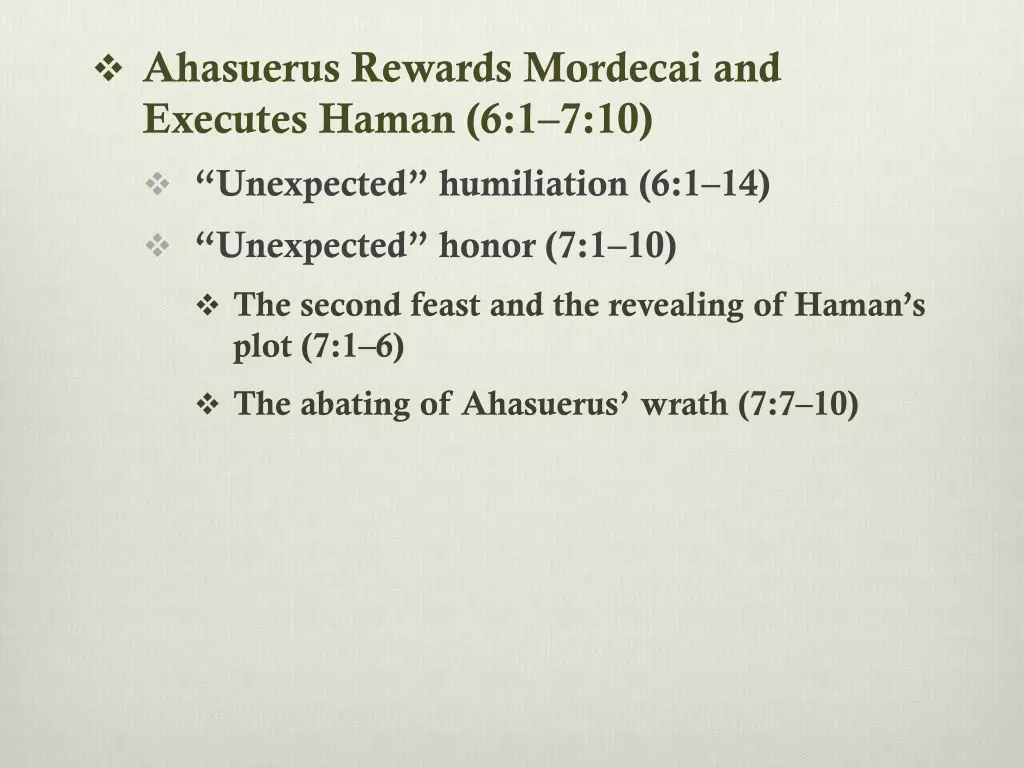 ahasuerus rewards mordecai and executes haman