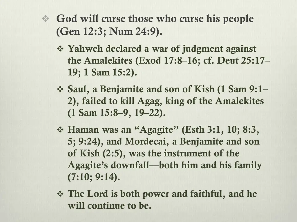 god will curse those who curse his people