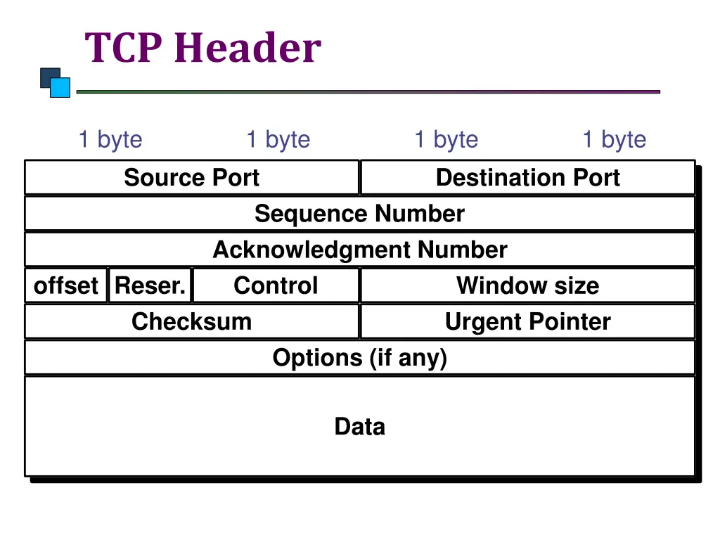 tcp header