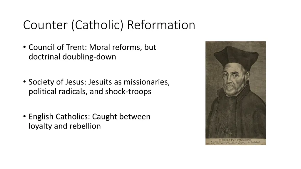 counter catholic reformation