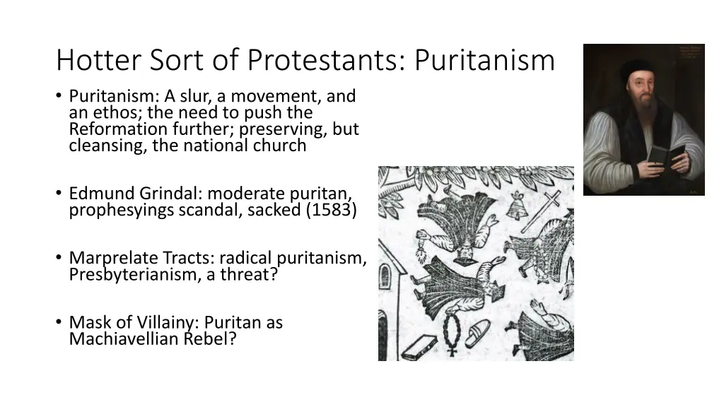 hotter sort of protestants puritanism puritanism