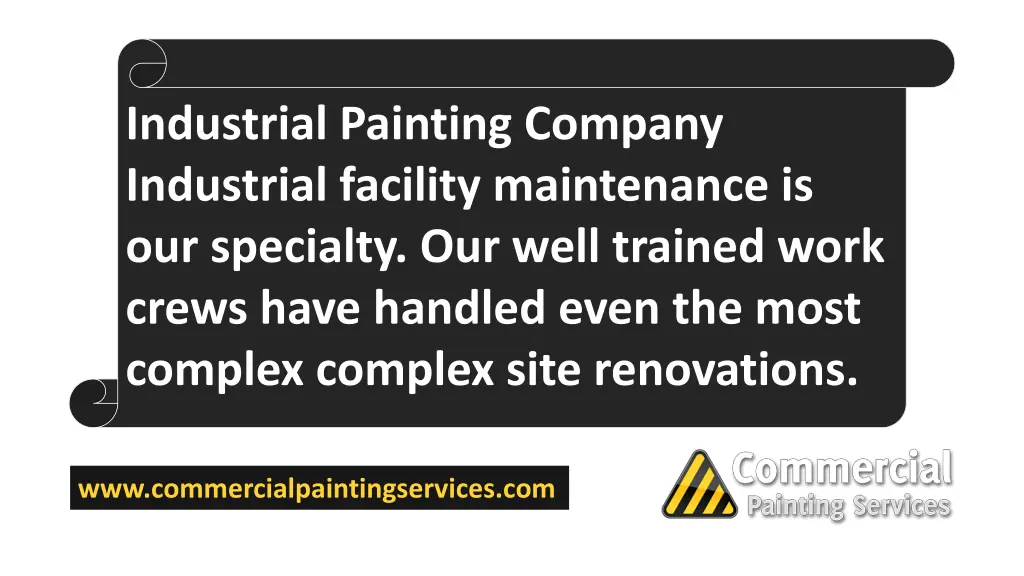 industrial painting company industrial facility