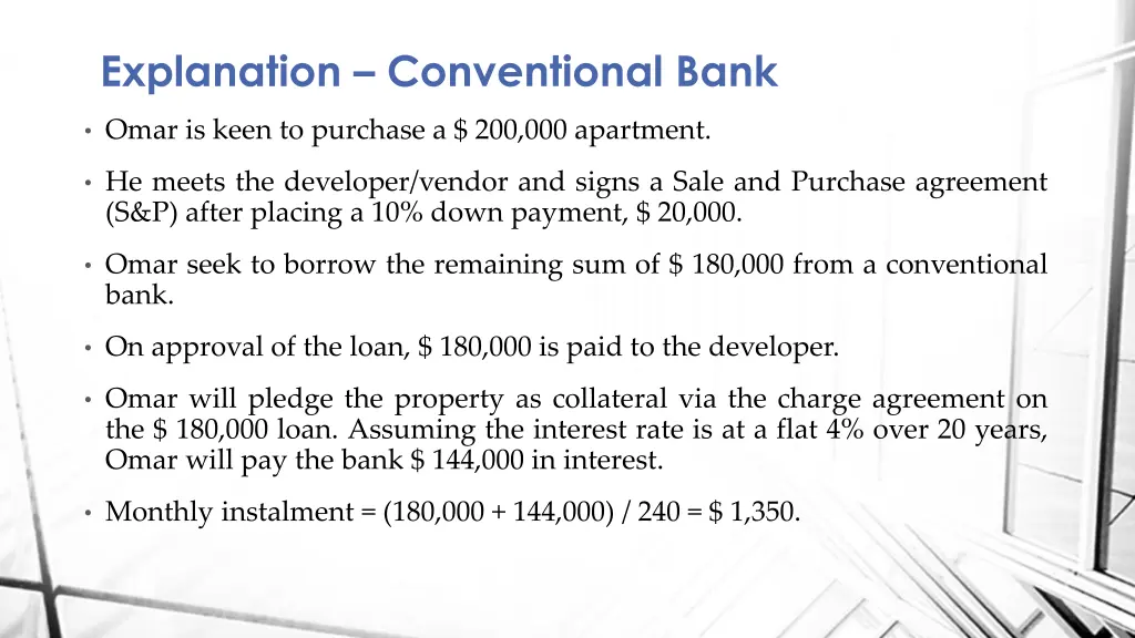 explanation conventional bank