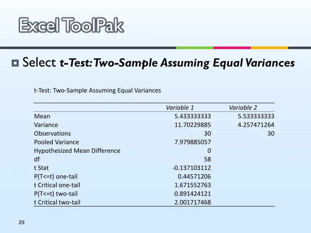 excel toolpak