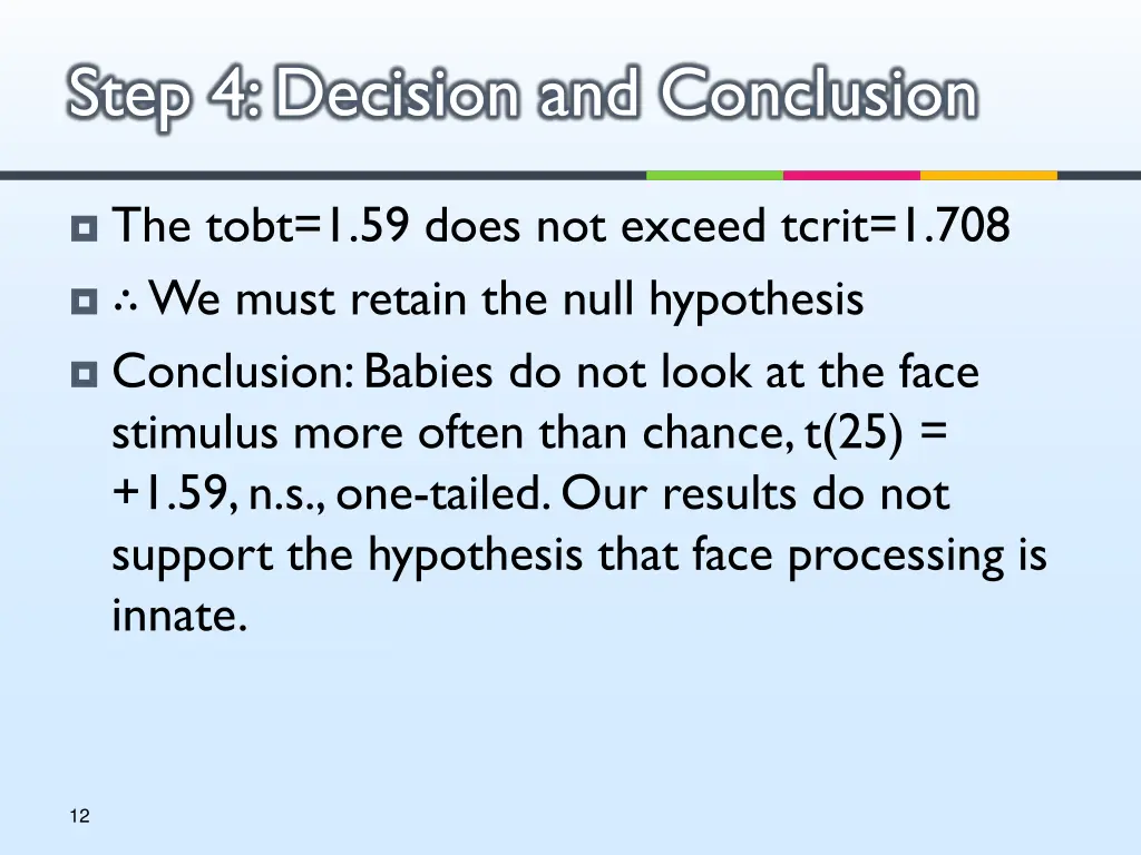 step 4 decision and conclusion