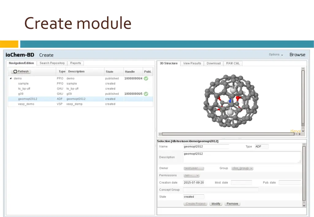 create module 1