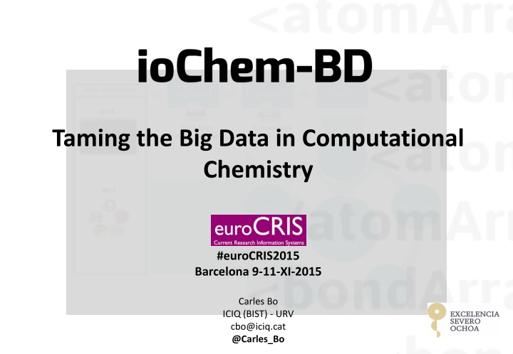 taming the big data in computational chemistry