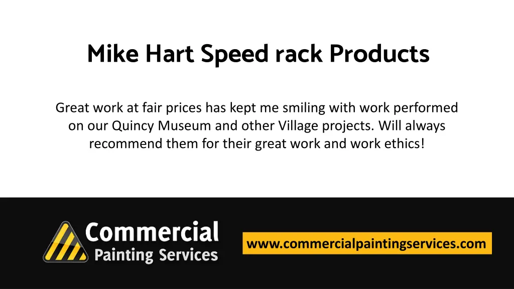 mike hart speed rack products