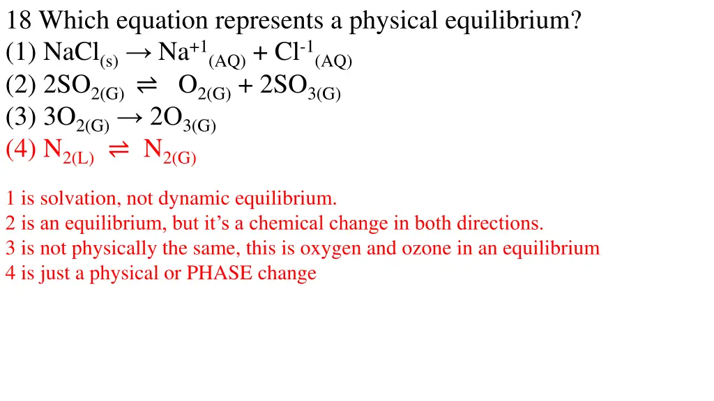 18 which equation represents a physical 1