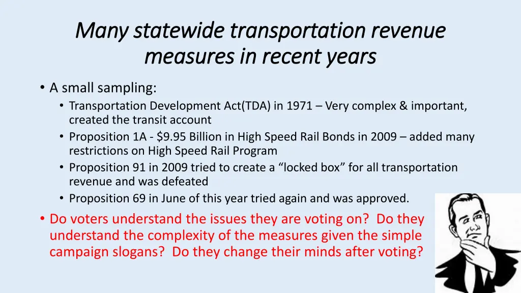 many statewide transportation revenue many