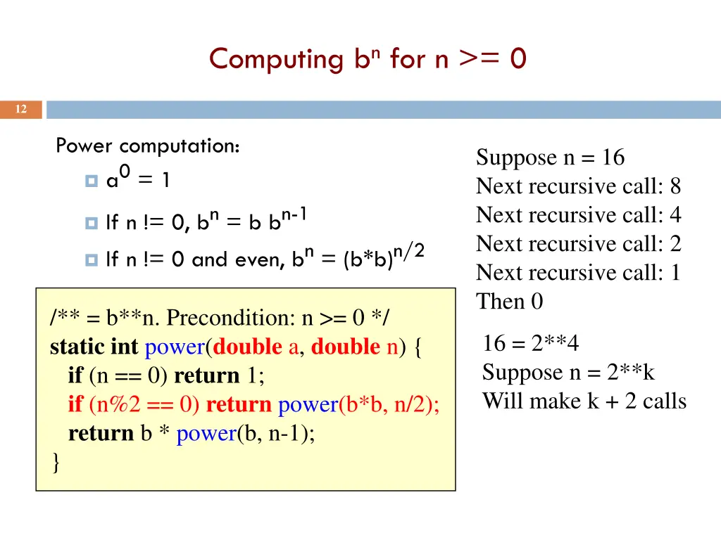 computing b n for n 0 1