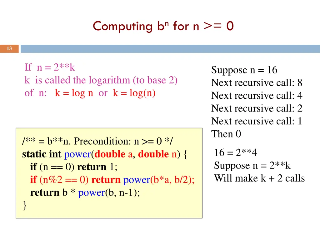 computing b n for n 0 2