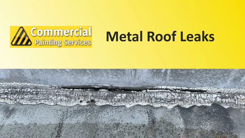 metal roof leaks