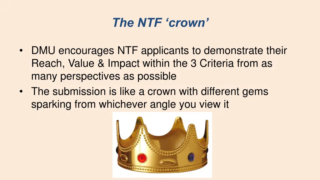 the ntf crown