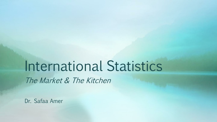 international statistics the market the kitchen