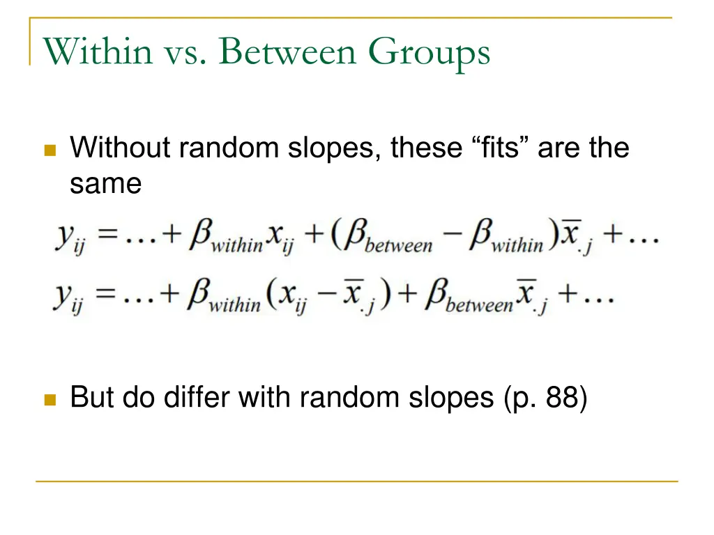 within vs between groups 2