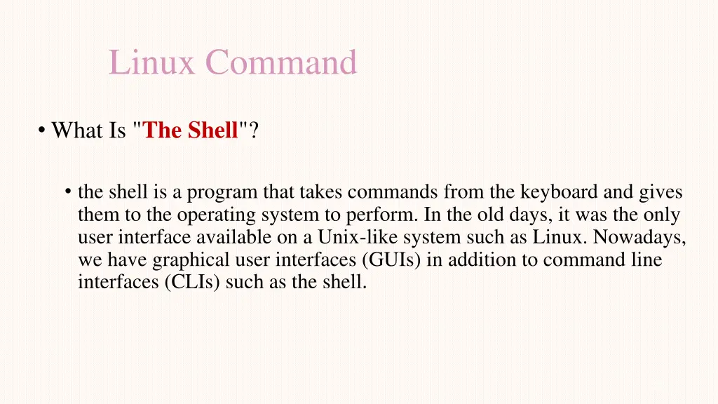 linux command