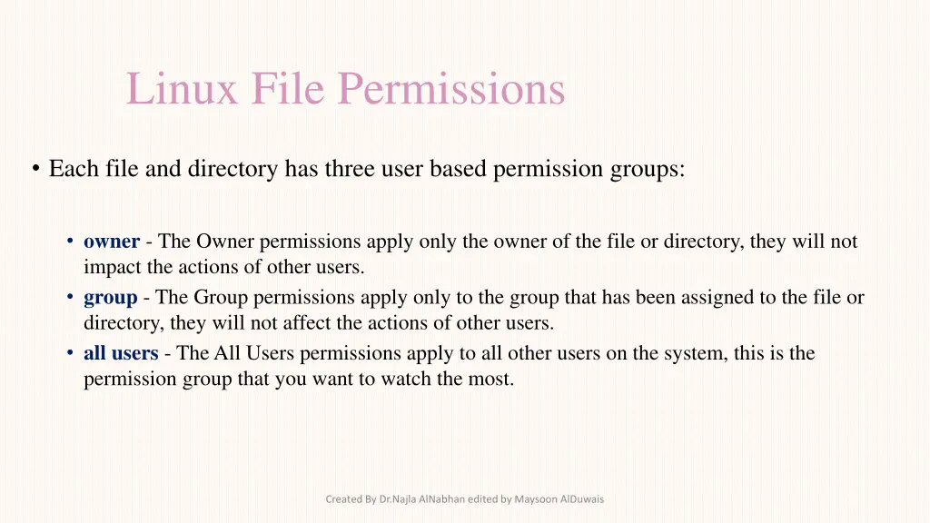 linux file permissions 1