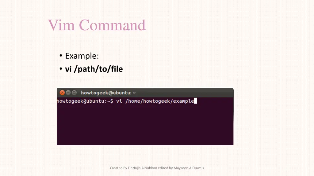 vim command 1