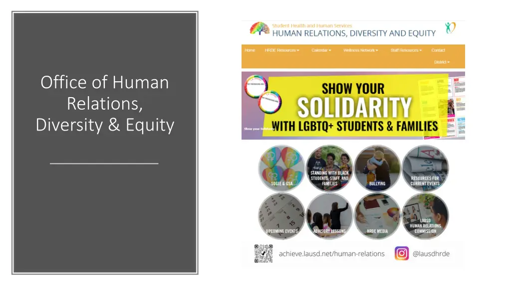 office of human relations diversity equity