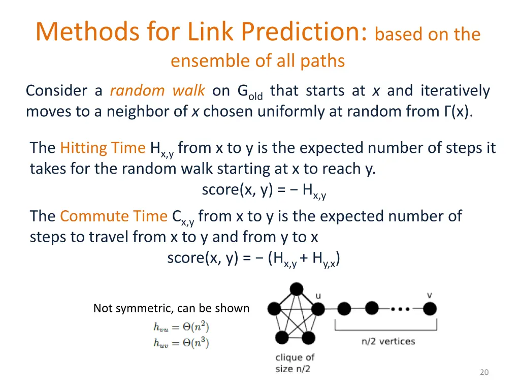 methods for link prediction based on the ensemble 3