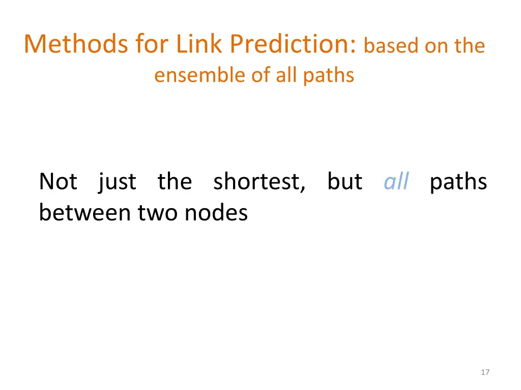 methods for link prediction based on the ensemble