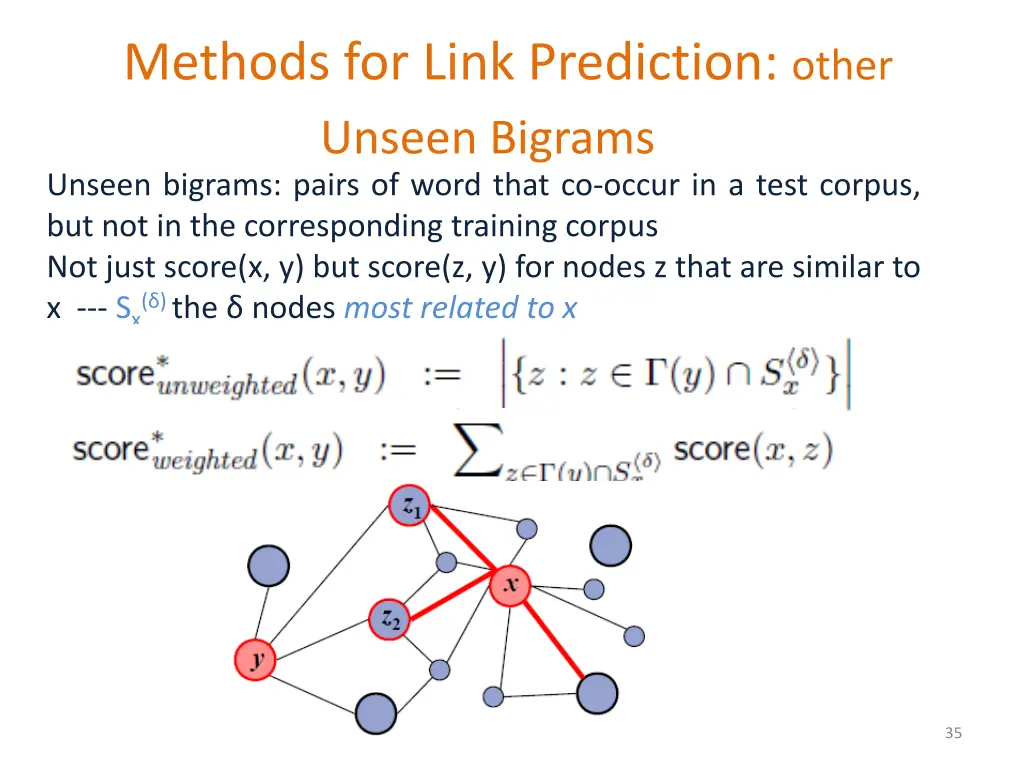 methods for link prediction other 1