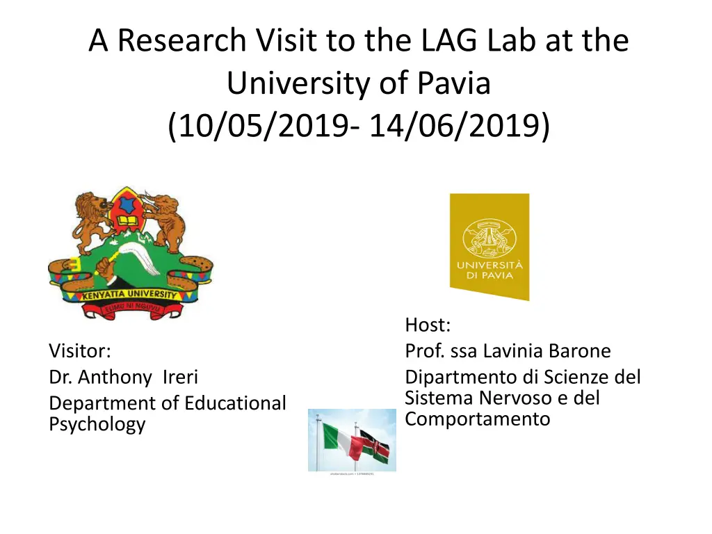 a research visit to the lag lab at the university