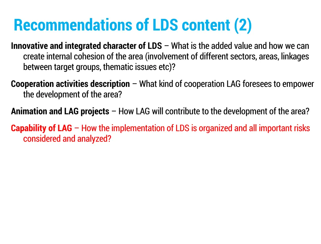 recommendations of lds content 2