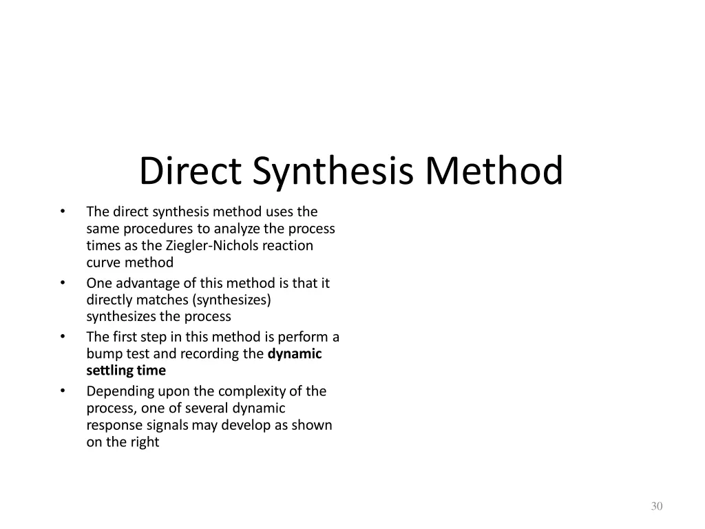 direct synthesis method